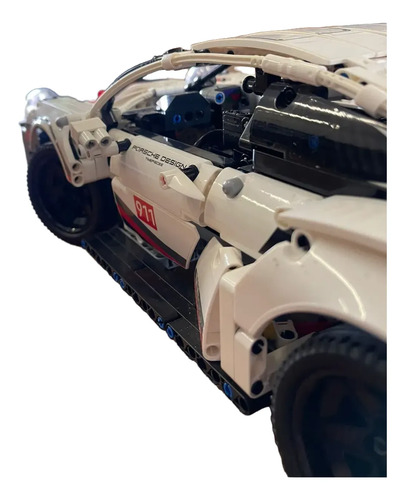 Kit De Blocos De Montar Porsche 911 Rsr 1580 Peças 1580 Bloco De Montar - Imagem 5