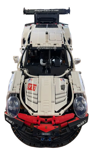 Kit De Blocos De Montar Porsche 911 Rsr 1580 Peças 1580 Bloco De Montar - Imagem 6