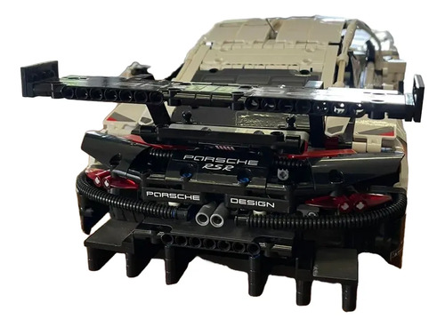 Kit De Blocos De Montar Porsche 911 Rsr 1580 Peças 1580 Bloco De Montar - Imagem 7