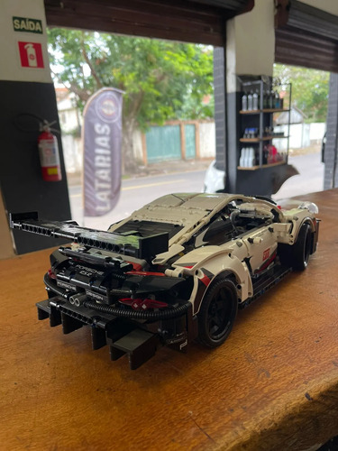 Kit De Blocos De Montar Porsche 911 Rsr 1580 Peças 1580 Bloco De Montar - Imagem 8