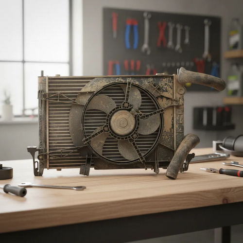 Kit Radiador Fiat Idea - C/ Ar 1.8 Valeo Qu5tjhhqmgr18 - Imagem 2