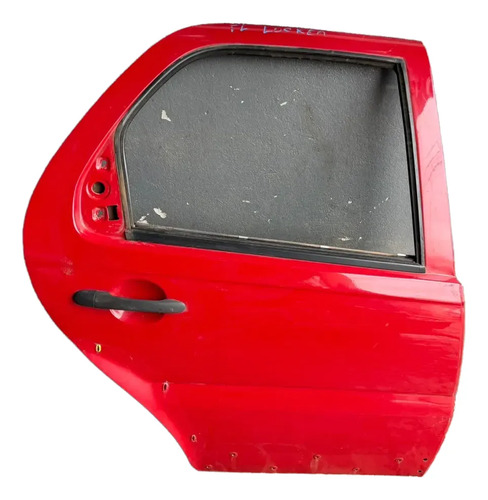 Porta Traseira Direita Fiat Palio Wekend Adventure Traseira Esquerda Vermelho