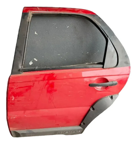 Porta Traseira Esquerda Fiat Palio Wekend Adventure Traseira Esquerda Vermelho