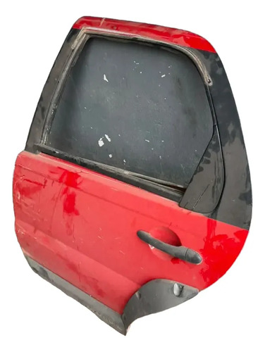 Porta Traseira Esquerda Fiat Palio Wekend Adventure Traseira Esquerda Vermelho - Imagem 4