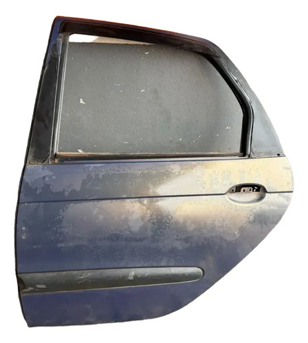 Porta Traseira Esquerda Renault Scenic 2000 Até 2010 Traseira Esquerda Azul
