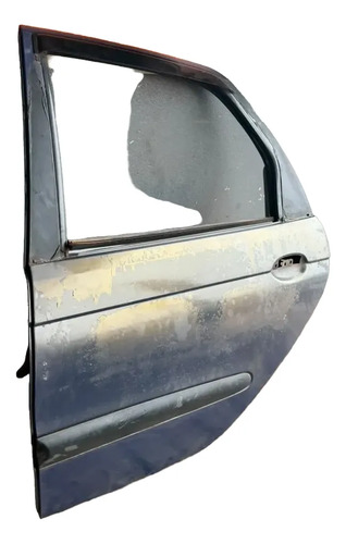 Porta Traseira Esquerda Renault Scenic 2000 Até 2010 Traseira Esquerda Azul - Imagem 2