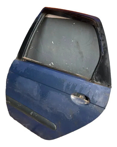 Porta Traseira Esquerda Renault Scenic 2000 Até 2010 Traseira Esquerda Azul - Imagem 3