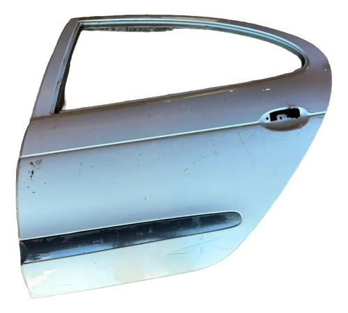 Porta Traseira Esquerda Renault Megane 2001 Até 2005 Traseira Esquerda Cinza