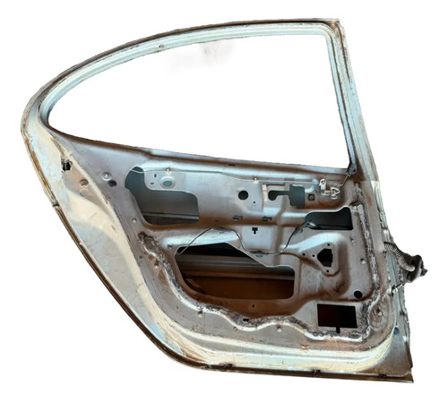 Porta Traseira Esquerda Renault Megane 2001 Até 2005 Traseira Esquerda Cinza - Imagem 2
