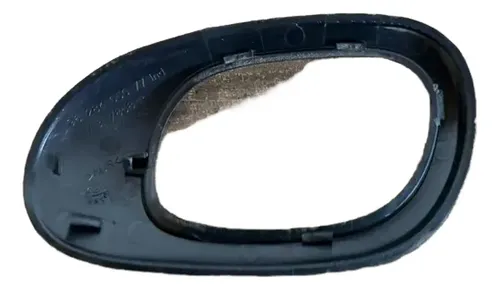 Moldura Maçaneta Traseira Peugeot 206 207 2001 Até 2012 Preto Traseira - Imagem 4