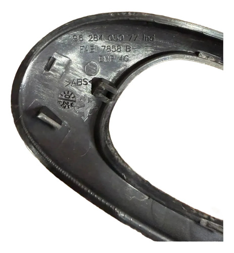 Moldura Maçaneta Traseira Peugeot 206 207 2001 Até 2012 Preto Traseira - Imagem 6