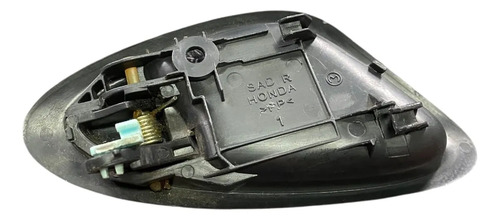 Maçaneta Interna Direita Honda Fit 2003 2008 Original Preto Traseira - Imagem 7