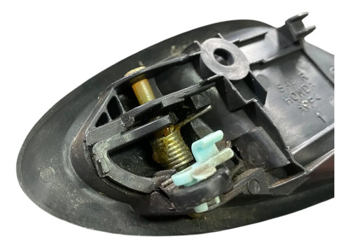 Maçaneta Interna Direita Honda Fit 2003 2008 Original Preto Traseira - Imagem 10