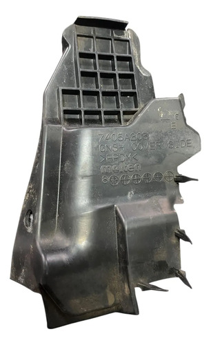 Borracha Acabamento Churrasqueira Lancer 2012 2019 Le - Imagem 7