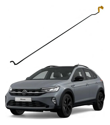 Haste Vareta Capo Volkswagen Nivus 2020/2024 Original Preto