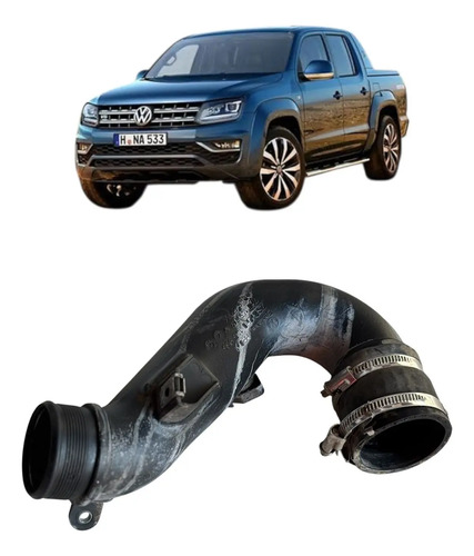 Mangueira Intercooler Vw Amarok 2016 Usado Original Preto