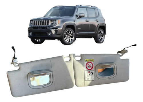 Par De Quebra Sol Jeep Renegade 2020 Usado Original - Imagem 1