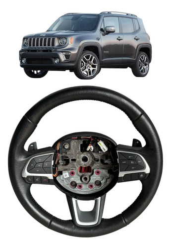 Volante Direção C/comandos Jeep Renegade 2020 Usado Orginal - Imagem 1