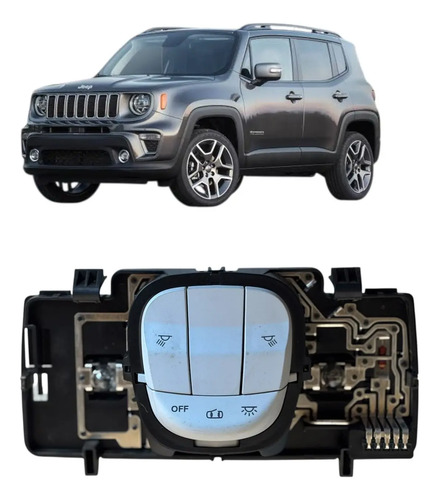 Comando Luz Interno Teto Frontal Jeep Renegade 2020 Usado