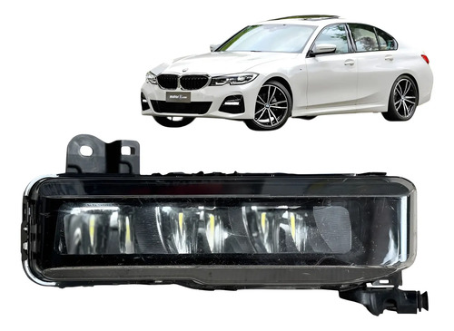 Farol Milha Led Lado Direito Bmw 320i 2022 Usado Com Detalhe Branco