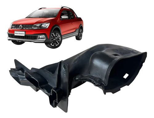Duto Saida Ar Esquerdo Vw Saveiro Cross 2020 Usado Original Preto