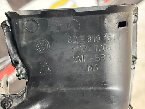 Duto Saida Ar Esquerdo Vw Saveiro Cross 2020 Usado Original Preto - Imagem 6