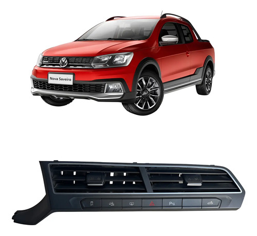 Difusor Ar Central Botão Alerta Vw Saveiro Cross 2020 Usado