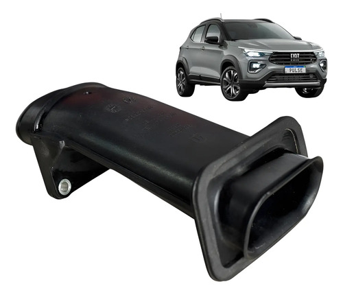 Duto Ar Fiat Pulse 2023 Usado Original Preto