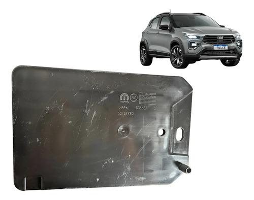 Suporte Bateria Fiat Pulse 2023 Usado Original Preto