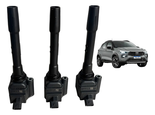 Kit 3 Bobina Ignição Fiat Pulse 2023 Usado Original - Imagem 1