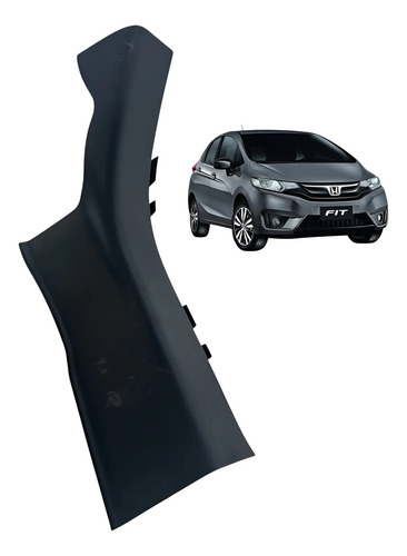 Soleira Traseira Esquerda Honda Fit 2016 Original Usado Preto