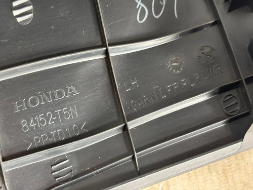 Acabamento Painel Esquerdo Honda Fit 2016 Original Usado Preto - Imagem 4