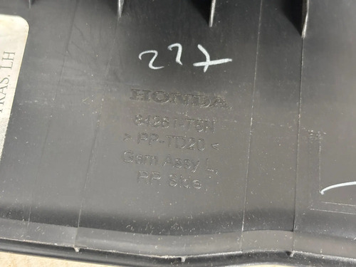 Soleira Traseira Esquerda Honda Fit 2016 Original Usado Preto - Imagem 9