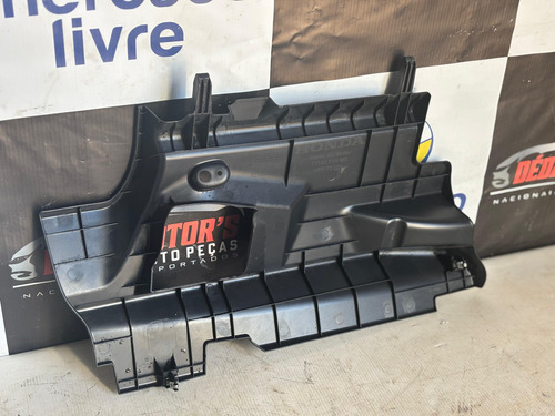 Moldura Acabamento Inferior Painel Honda Fit 2016 Usado Preto - Imagem 5