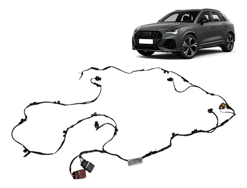 Chicote Parachoque Traseiro Audi Q3 2024 Usado Detalhe