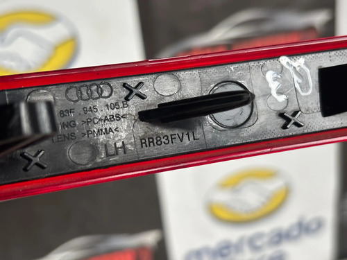 Refletor Olho Gato Traseiro Esq Audi Q3 2024 Usado Original Vermelho - Imagem 6