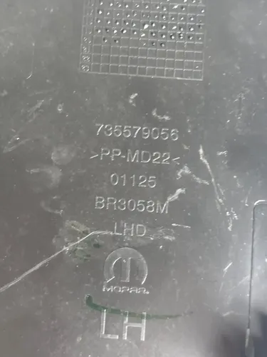 Acabamento Lateral Painel Esquerdo Jeep Renegade 2020 Usado Preto - Imagem 4