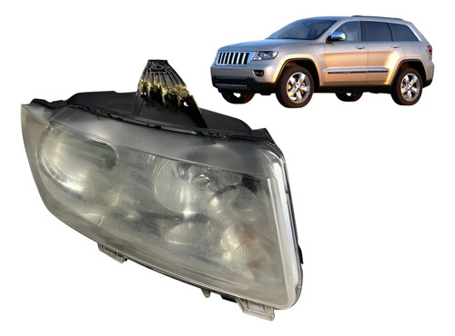 Farol Direito Jeep Grand Cherokee 2012 Para Recuperar Direito/passageiro