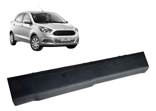 Soleira Porta Dianteira Esquerda Ford Ka 2015 Usado Preto