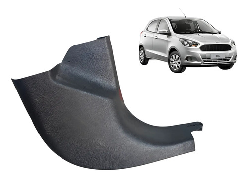 Soleira Interna Inferior Dianteira Direit Ford Ka 2015 Usado Preto