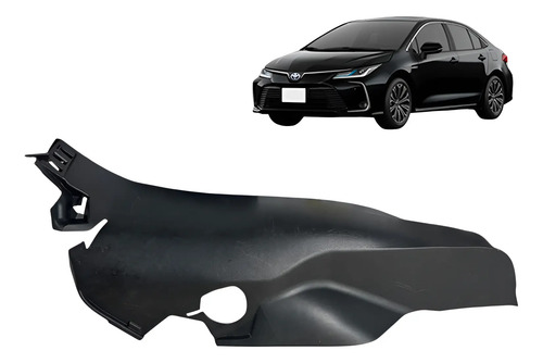 Moldura Banco Traseiro Direito Toyota Corolla 2023 Usado Preto