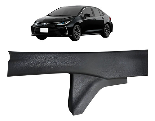 Soleira Porta Traseira Direita Toyota Corolla 2023 Usado Preto