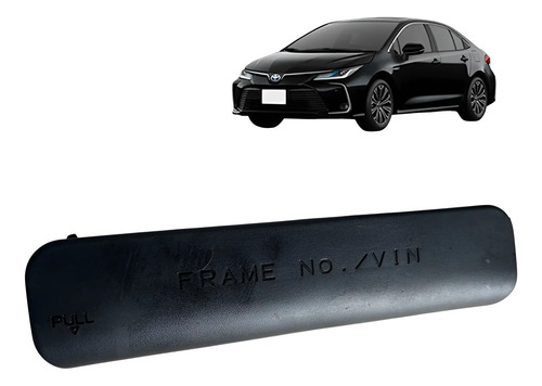 Tampa Chassi Toyota Corolla 2023 Original Usado Preto