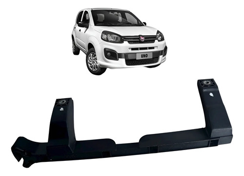 Guia Canaleta Vidro Dianteiro Esquerdo Fiat Uno 2020 Usado Preto