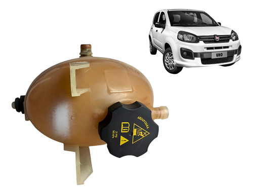 Reservatório Água Radiador Tampa Fiat Uno 2020 Usado