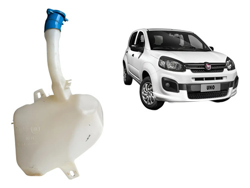 Reservatório De Água Para-brisa Fiat Uno 2020 Usado - Branco