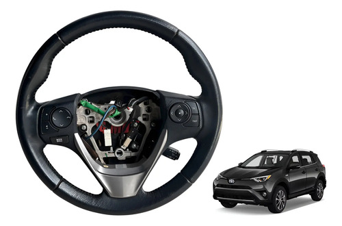 Volante Motorista Toyota Rav4 2018 Original Usado Preto