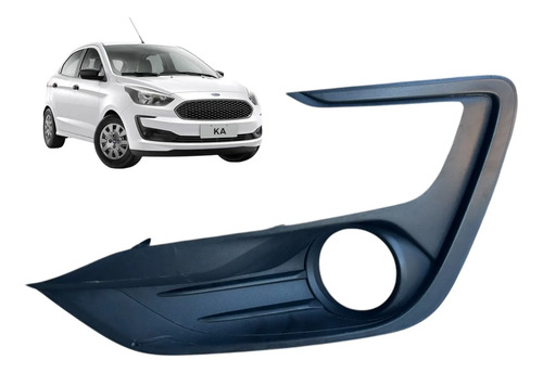 Moldura Farol De Milha Esquerdo Ford Ka 2019 Detalhes Usado Preto Esquerdo