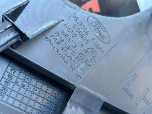 Moldura Farol De Milha Esquerdo Ford Ka 2019 Detalhes Usado Preto Esquerdo - Imagem 7
