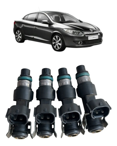 Kit 4 Bicos Injetores Renault Fluence 2.0 2013 Detalhe Usado 0